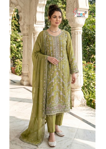 Sf 5604 A To D By Shree Chiffon Bulk Pakistani Salwar Suits Orders In India